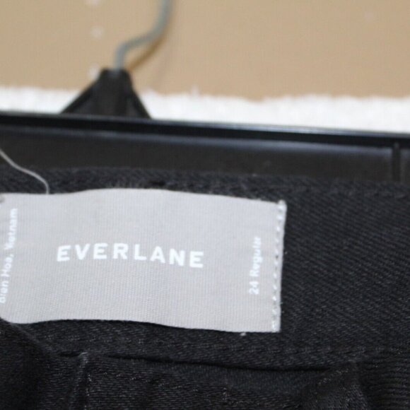 Everlane womens jeans size 24 regular black high rise skinny stretch casual - Picture 6 of 11